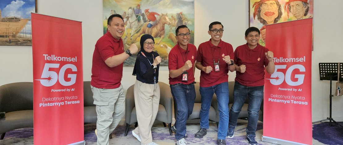 Unjuk Gigi di Makassar Half Marathon 2026, Telkomsel Sukses Uji Coba Live Streaming Berbasis 5G