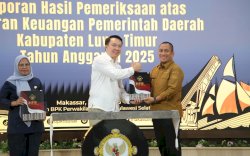 Konsisten Kelola Keuangan dengan Baik, Luwu Timur Raih Opini WTP Ke-14