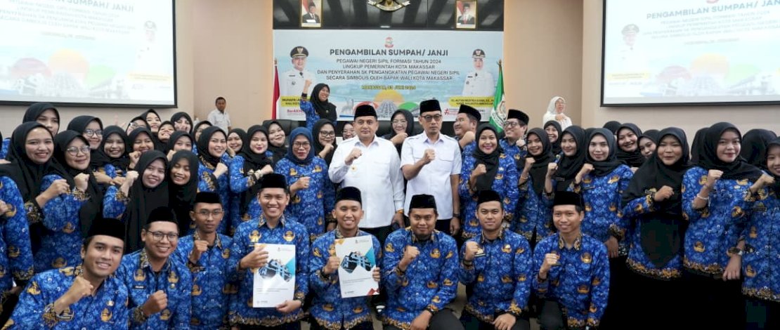 Lantik 167 PNS, Wali Kota Appi Minta ASN Baru Siap Kerja, Bukan Sekadar Cari Aman