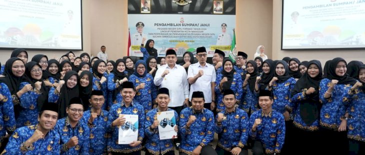 Lantik 167 PNS, Wali Kota Appi Minta ASN Baru Siap Kerja, Bukan Sekadar Cari Aman