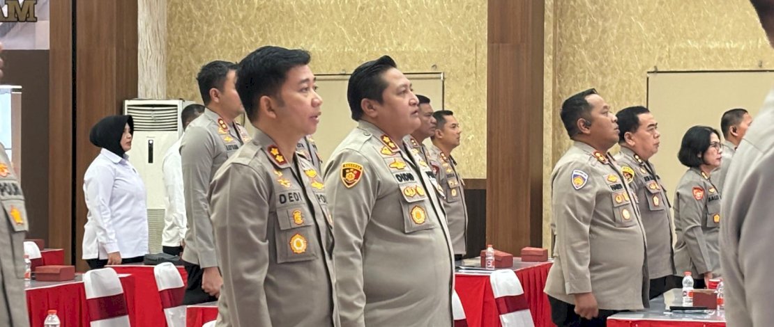 Kapolres Kepulauan Selayar AKBP Didid Imawan, mengikuti Taklimat Awal Pengawasan dan Pemeriksaan (Wasrik) Itwasum Polri Tahap II Tahun Anggaran 2026 yang digelar di Aula Mappaoddang Mapolda Sulawesi Selatan, Rabu, 3 Juni 2026.