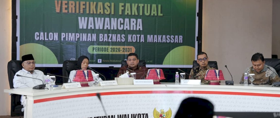 10 Kandidat Berebut 5 Kursi Pimpinan Baznas Makassar, Appi Pastikan Seleksi Transparan