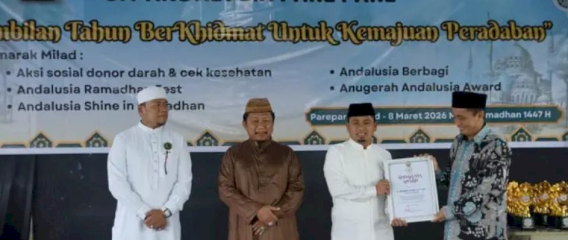 Safari Dakwah Pemkot Parepare Tuai Apresiasi, Tasming Hamid Raih Andalusia Award