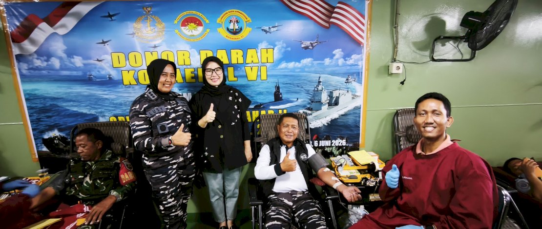 Gandeng UPT Transfusi Darah Prov SulSel, Prajurit TNI AL Kumpulkan Ratusan Kantong Darah untuk Kemanusiaan