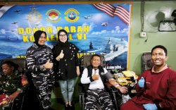 Gandeng UPT Transfusi Darah Prov SulSel, Prajurit TNI AL Kumpulkan Ratusan Kantong Darah untuk Kemanusiaan