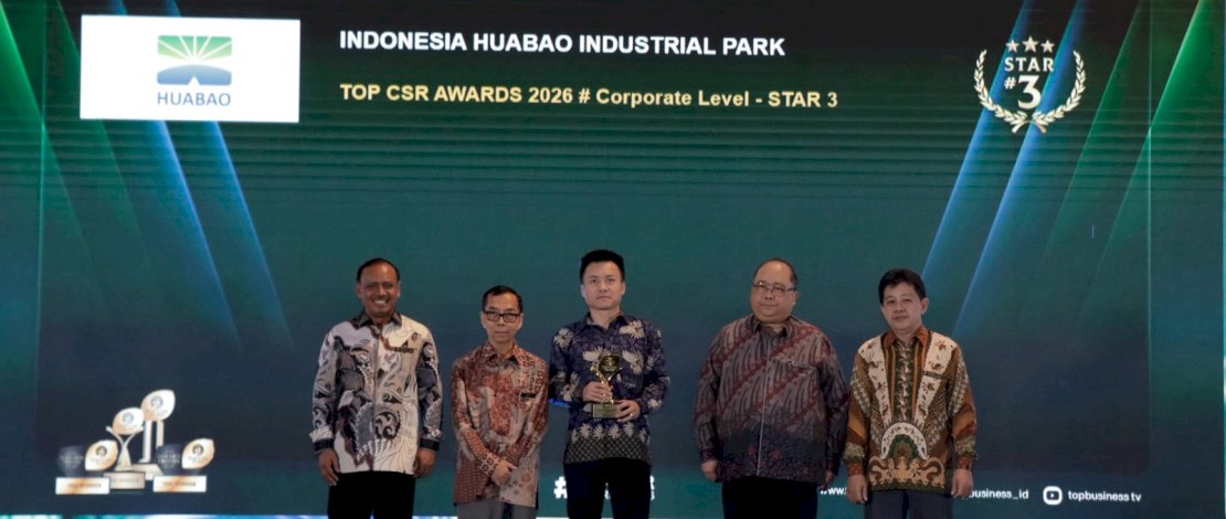CSR Berdampak Nyata, Huabao Raih Top CSR Awards 2026 Bintang Tiga