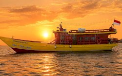 Pete-pete Laut Siap Mengarungi Lautan Makassar, Uji Coba Perdana  di Pulau Barrang Lompo
