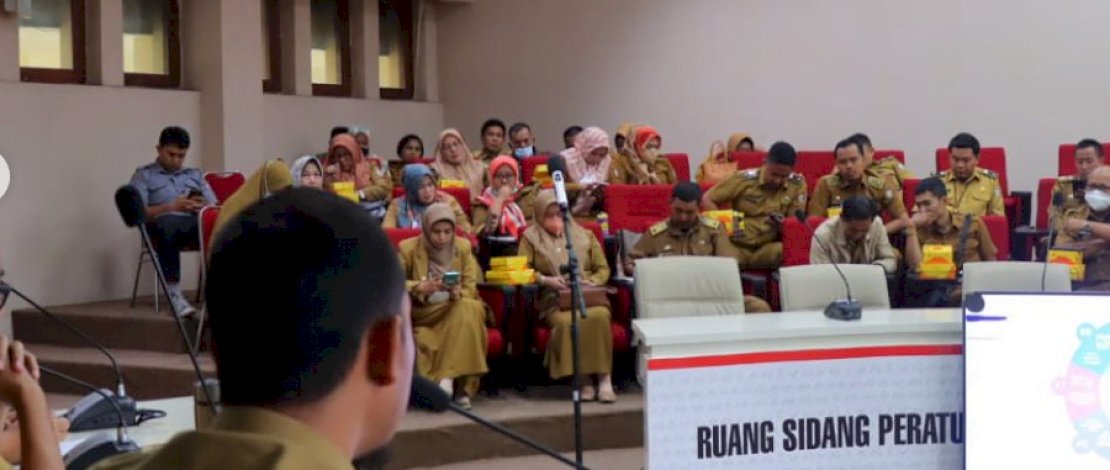 Rapat koordinasi antara Bappeda Kota Makassar, Dinas Kesehatan, dan Dinas P3A membahas rencana penanganan stunting yang akan dimasukkan sebagai prioritas dalam RKPD 2027.
