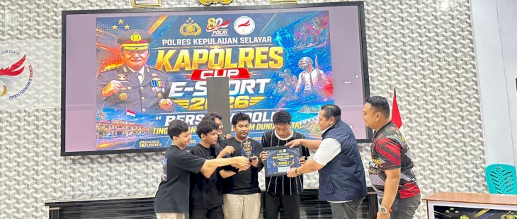 Capricous Juara Kapolres Cup E-Sport 2026, Siap Wakili Polres Selayar di Kapolda Cup