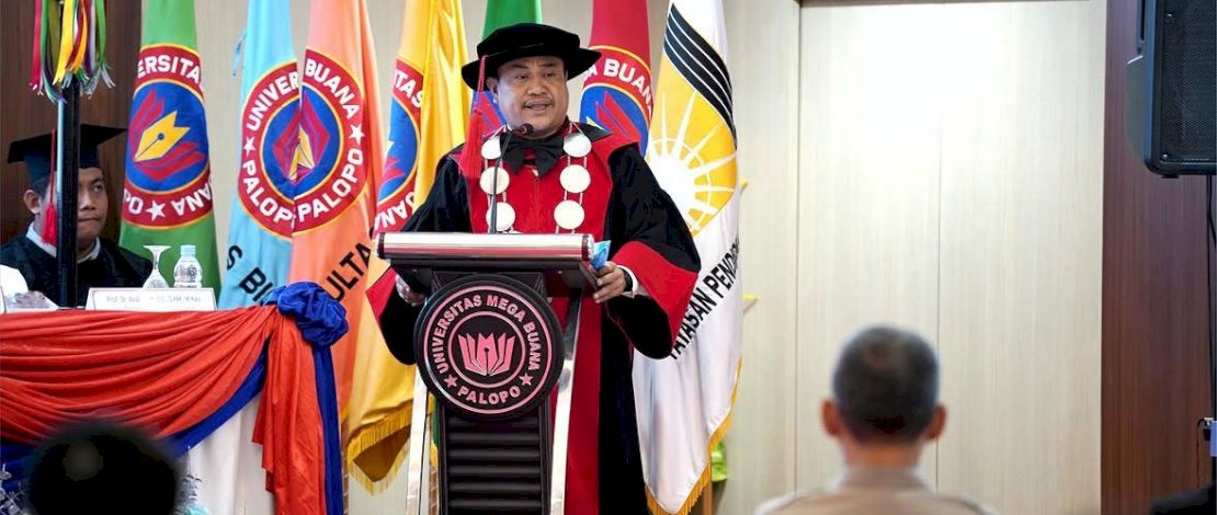 Pengukuhan Prof. Dr. Andi Alim, S.KM., M.Kes sebagai Guru Besar dalam Bidang Ilmu Sosiologi Kesehatan Masyarakat Universitas Mega Buana Palopo