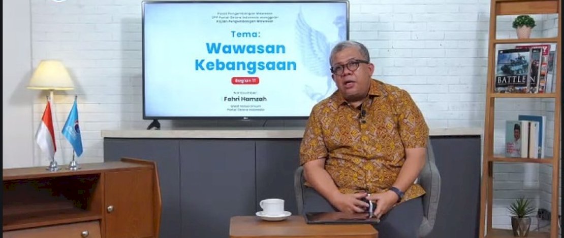 Wakil Ketua Umum Partai Gelombang Rakyat (Gelora) Indonesia sekaligus Wakil Menteri (Wamen) Perumahan dan Kawasan Perumahan (PKP) Fahri Hamzah
