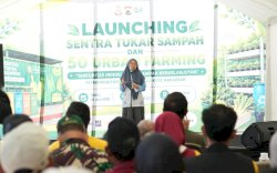 Ketua Dewan Lingkungan Hidup Launching Sentra Tukar Sampah dan 50 Urban Farming di Tallo
