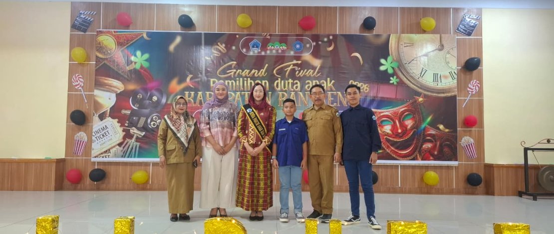 Grand Final Pemilihan Duta Anak Kabupaten Bantaeng Tahun 2026 di Gedung Balai Kartini, Senin, 22 Juni 2026.
