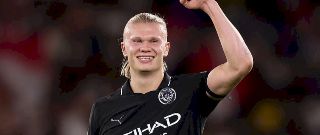 Erling Haaland . / Alex Pantling/Getty Images