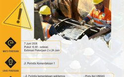 Perbaikan Pipa PDAM di Perintis Kemerdekaan, PDAM Imbau Pelanggan Tampung Air Sebelum Pekerjaan Dimulai