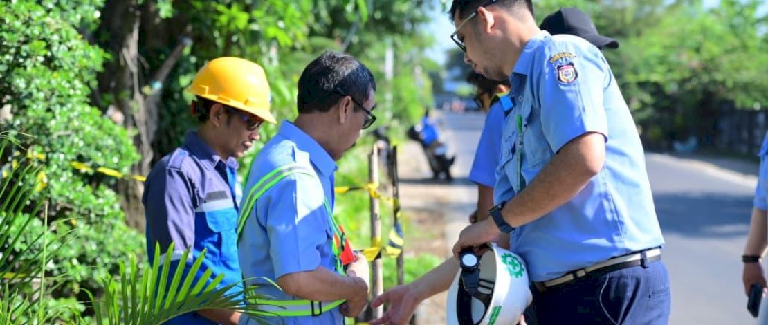 Antisipasi Kekurangan Air di Utara Kota, Plt Dirut Andi Syahrum Tinjau Rekayasa Jaringan Distribusi 