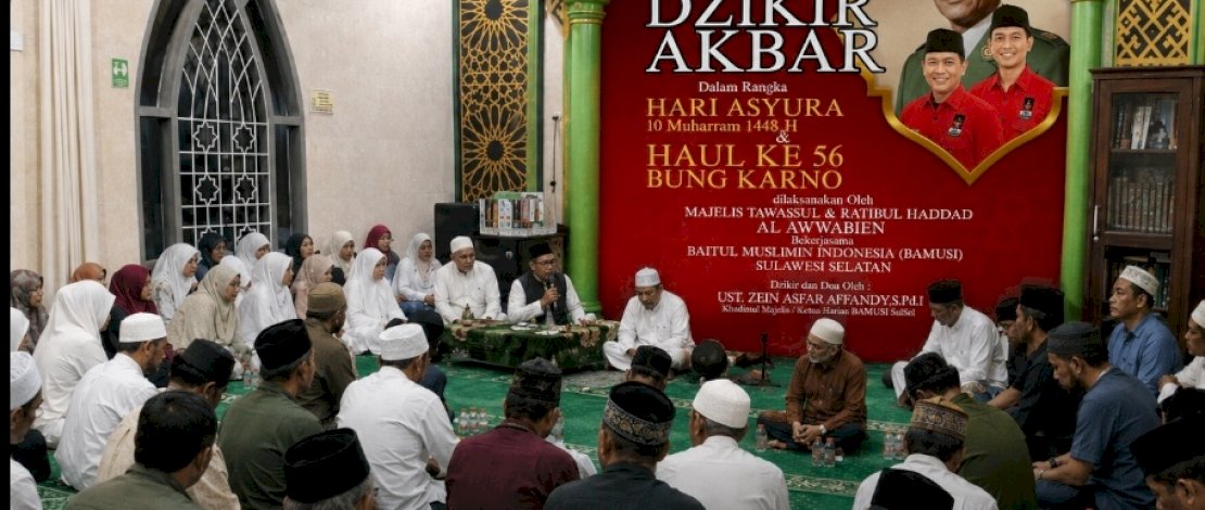 BAMUSI Sulsel Gelar Zikir dan Doa Kebangsaan Peringati Haul Bung Karno dan Hari Asyura