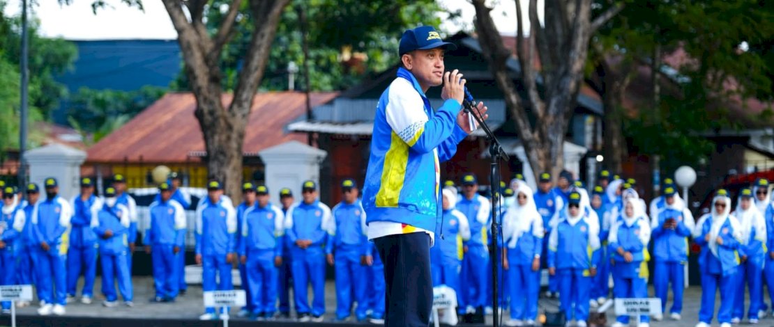 Bupati Jeneponto Lepas Kontingen Porsenijar PGRI 2026, Targetkan Prestasi dan Junjung Sportivitas