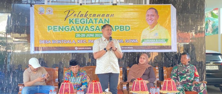 Lukman B Kady Sosialisasi Pengawasan APBD di Desa Bontoa, Jalan Tani Jadi Prioritas 