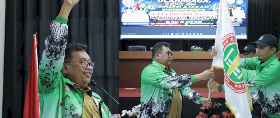 Lepas Kontingen Porsenijar, Bupati Takalar Tanamkan Mental Juara dan Bawa Misi Promosi Daerah