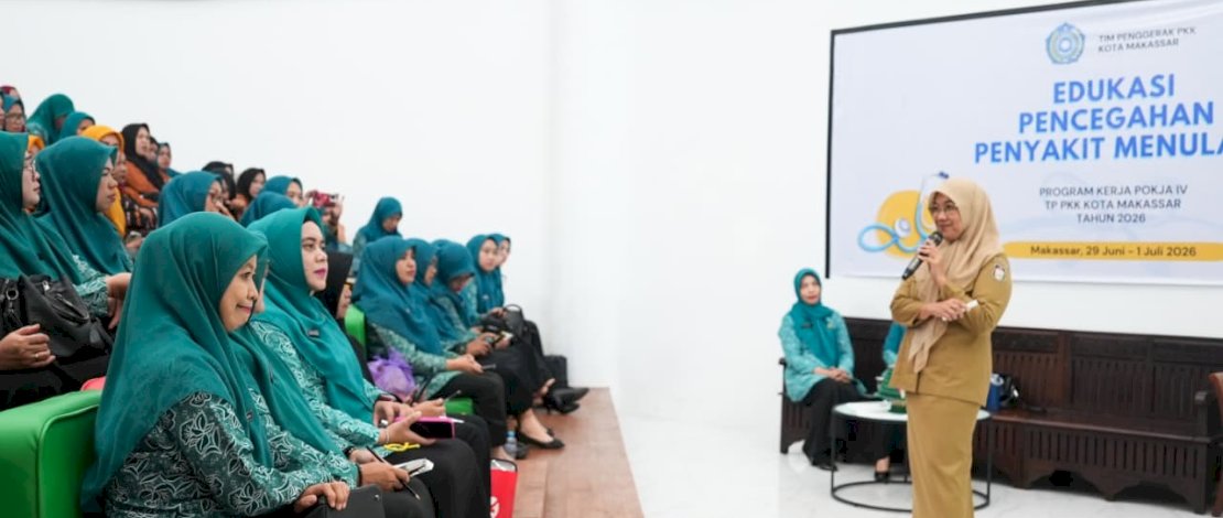 TP PKK Makassar Perkuat Peran Kader dalam Pencegahan TB dan HIV/AIDS