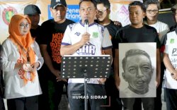 Pameran Lukisan Porsenijar PGRI Sulsel Naik Kelas, Bupati Sidrap Siapkan Ruang Seni yang Lebih Representatif