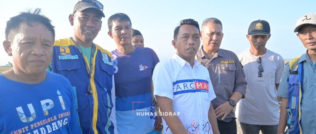 Bupati Sidrap Kawal Rehabilitasi Irigasi Saddang, Perkuat Fondasi Menuju Lompatan Produksi Gabah