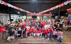 Telkomsel Bawa Euforia Piala Dunia 2026 ke Makassar, Nobar Bola Gembira MAXStream TV Diserbu Pecinta Sepak Bola