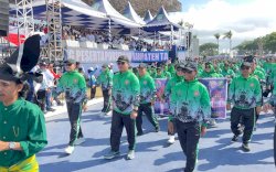 Kontingen Takalar Jadi Magnet Defile Pembukaan Porsenijar, 1.600 Guru Beri Dukungan Langsung