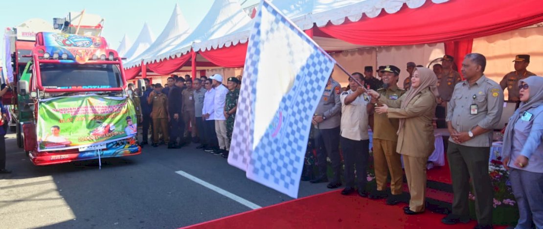 Gubernur Andi Sudirman Lepas Bantuan Pertanian Rp323 Miliar untuk 24 Kabupaten Kota di Sulsel