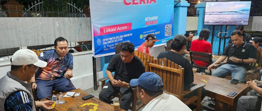 Jelang Argentina vs Mesir, Gelora Sulsel Hangatkan Silaturahmi Lewat Turnamen Domin