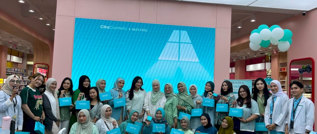CitraCosmetic bersama Skintific sukses menggelar acara Launching Green Cushion and Make Up Class yang berlangsung di CitraCosmetic Sawerigading, Sabtu, 4 Juli 2026.