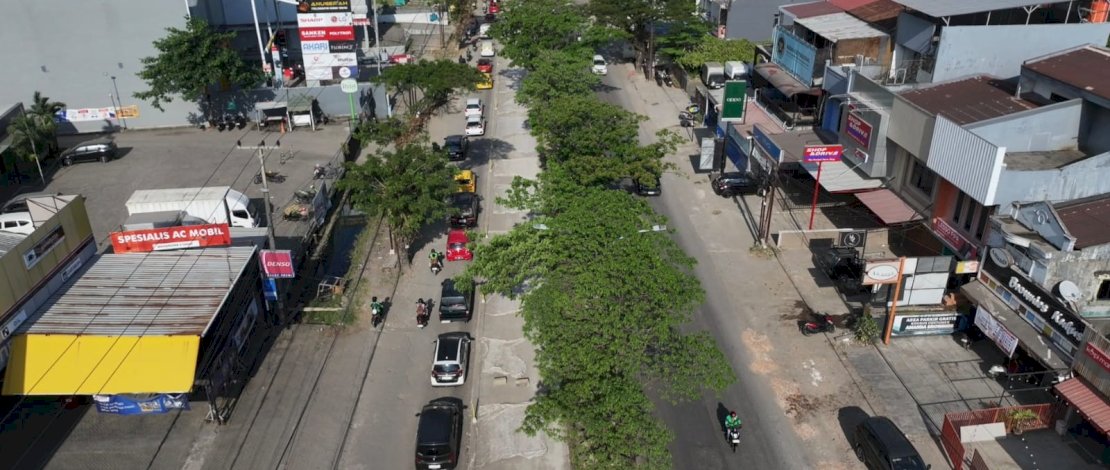 Gubernur Sulsel Buka 50 Persen Jalur Ruas Jalan Hertasning&ndash;Aroepala Menuju Gowa yang Telah Rampung Dibeton