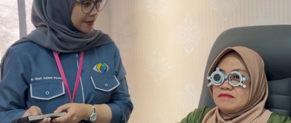 Kolaborasi TP PKK Sulsel, PERDAMI, RSUD Haji dan Lions Club Hadirkan Layanan Pemeriksaan Mata Gratis