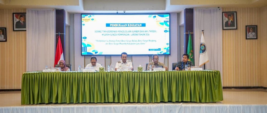 Penanganan Banjir Tiga Sungai di Luwu Utara Jadi Prioritas, BBWS dan Pemprov Sulsel Siapkan Langkah Strategis