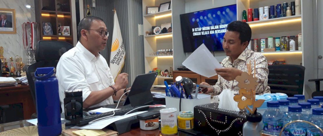 Perjuangkan Nasib Siswa Sekolah Rakyat, Bupati Luwu Utara Temui Sekjen Kemensos RI di Jakarta