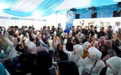 Gerakan Minum MMS Serentak bagi 54.000 Ibu Hamil Jadi Momentum Hari Kesatuan Gerak PKK ke-54 dan Hari Dekranas ke-46 di Sulsel