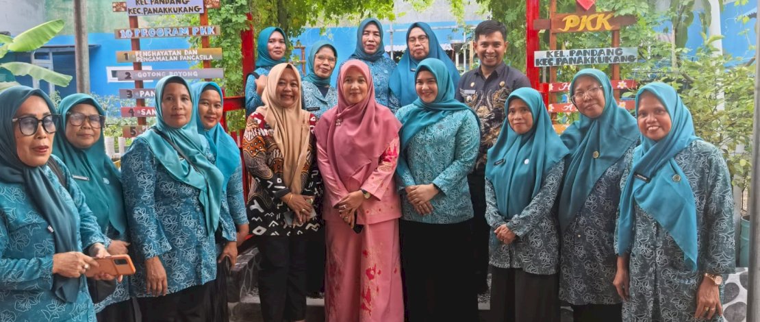 TP PKK Luwu Utara Lakukan Studi Tiru Urban Farming di Kota Makassar