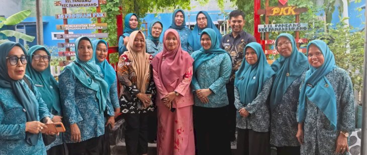 TP PKK Luwu Utara Lakukan Studi Tiru Urban Farming di Kota Makassar