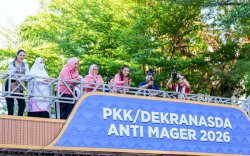 Puluhan Ribu Warga Semarakkan Jalan Sehat Anti Mager Sulsel, Selvi Ananda Disambut Antusias
