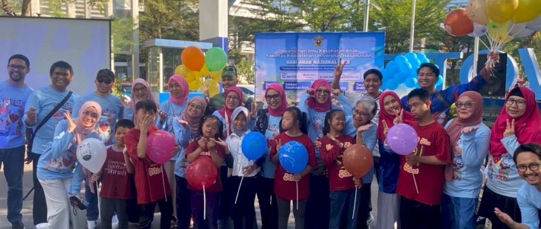 Sambut Hari Anak Nasional 2026, FK Unhas Beri Layanan Kesehatan Gratis dan Edukasi Tumbuh Kembang untuk Ratusan Anak