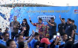 Wali Kota Makassar Lepas dan Meriahkan Peserta Indomaret Fun Run 2026