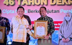 Mendagri Tito Apresiasi Sulsel Sukses Jadi Tuan Rumah Syukuran Dekranas ke-46 dan HKG PKK ke-54