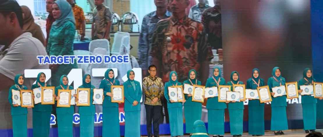 Sukses Selamatkan Anak dari 'Zero Dose', TP PKK Gowa Raih Penghargaan Menteri Kesehatan