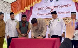 Raih Akreditasi A, Bupati Bantaeng Beri Bantuan Pembangunan Asrama Pesantren An-Nawawi 