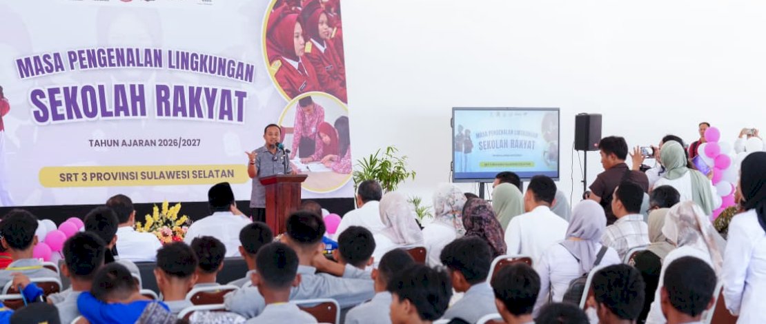 Buka MPLS Sekolah Rakyat di Sudiang Makassar, Gubernur Sulsel: Dari Sekolah Ini Akan Lahir Pemimpin Bangsa 