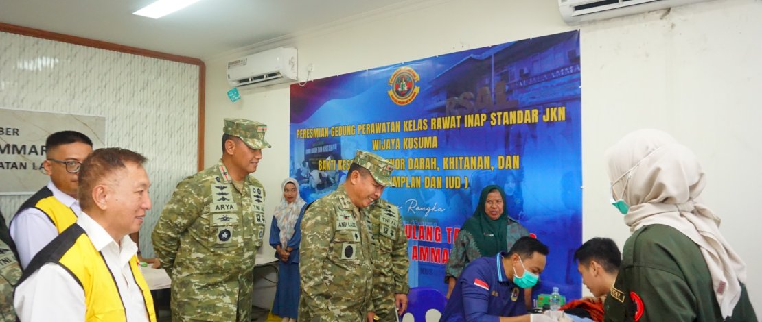 HUT ke-49 RSAL Jala Ammari, TNI AL Hadirkan Layanan Kesehatan Gratis hingga Resmikan Gedung Perawatan Baru