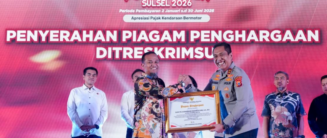 Pendapatan Pajak Sulsel Tumbuh 10,38 Persen, Gubernur Andi Sudirman Apresiasi Masyarakat Lewat Gebyar Pajak 2026