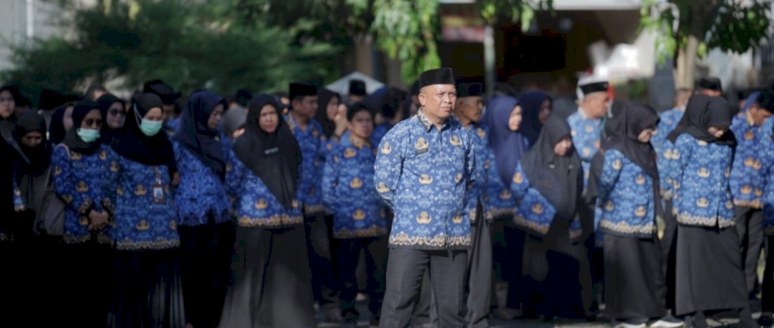 Upacara Hari Kesadaran Nasional yang berlangsung di Halaman Kantor Bupati Bantaeng, Jumat, 17 Juli 2026.