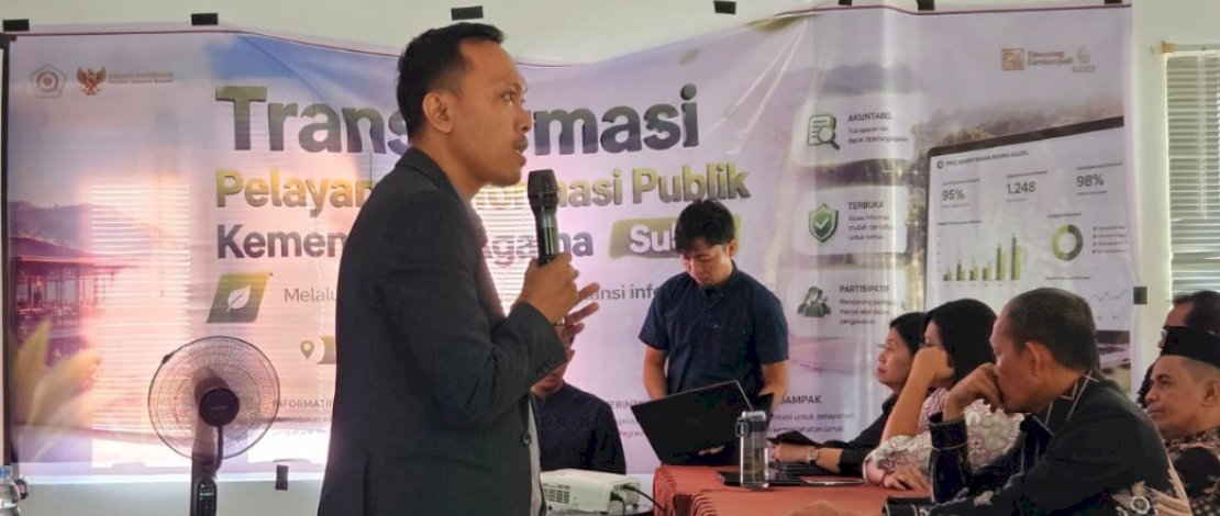 Dalam rangkaian Rapat Koordinasi Wilayah (Rakorwil) di Villa Bahagia 4 Malino, Kabupaten Gowa, Kamis, 16 Juli 2026, peserta mendapatkan pembekalan mengenai keterbukaan informasi publik dan penguatan Pejabat Pengelola Informasi dan Dokumentasi (PPID).